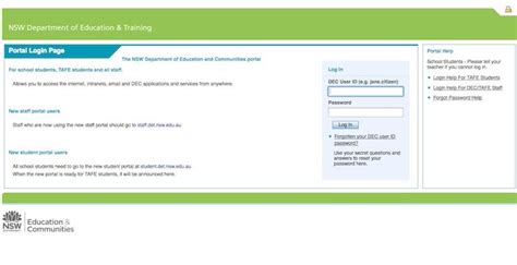 department of education nsw portal.